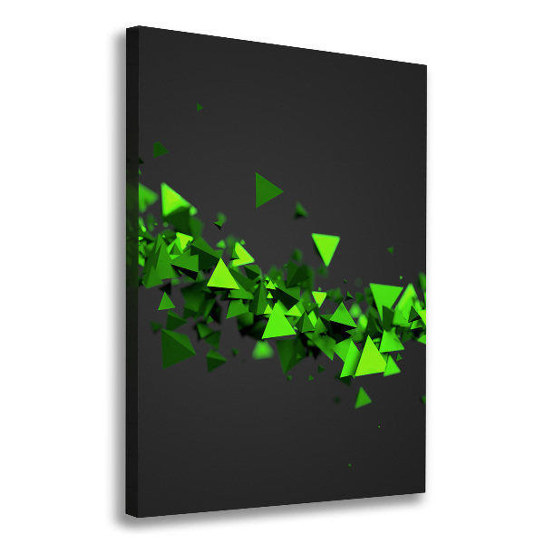 Quadro su tela canvas verticale Onda geometrica