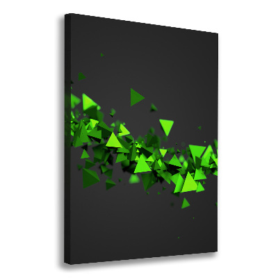 Quadro su tela canvas verticale Onda geometrica