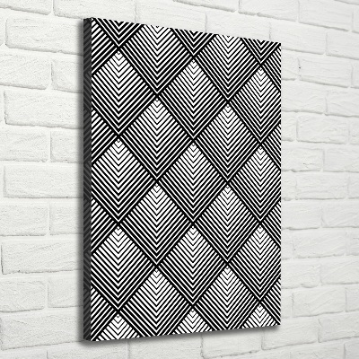 Stampa quadro su tela verticale Sfondo geometrico