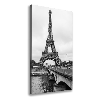 Stampa quadro su tela verticale Torre Eiffel Parigi