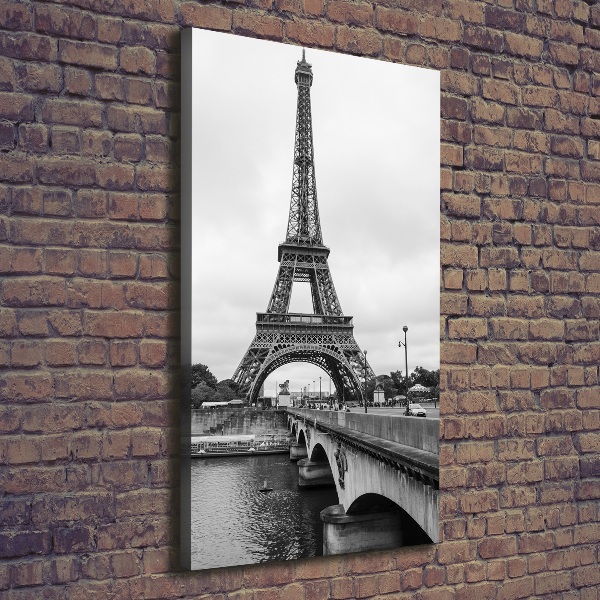 Stampa quadro su tela verticale Torre Eiffel Parigi
