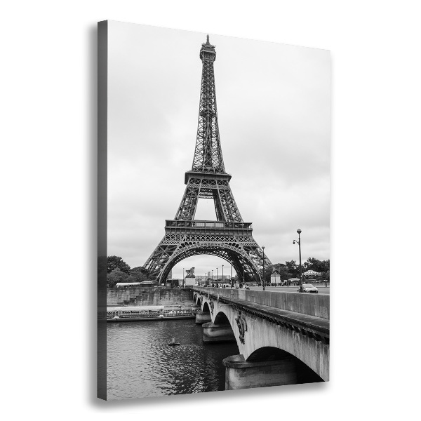 Stampa quadro su tela verticale Torre Eiffel Parigi