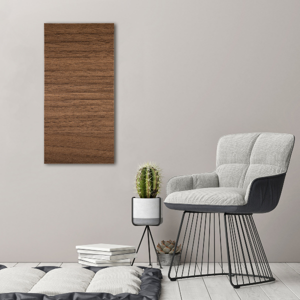 Stampa quadro su tela verticale Sfondo in legno