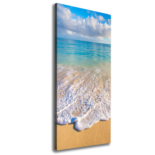 Quadro foto su tela verticale Spiaggia tropicale