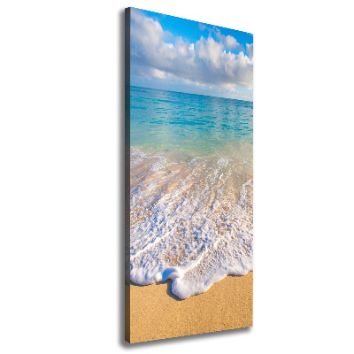 Quadro foto su tela verticale Spiaggia tropicale