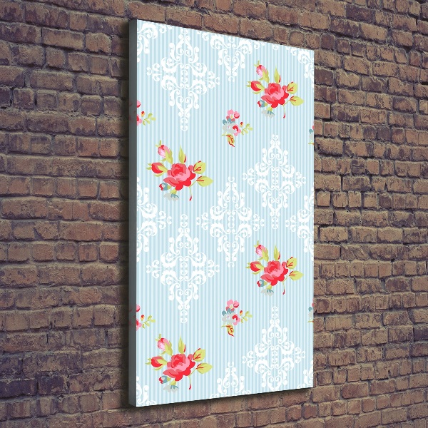 Stampa quadro su tela verticale Rose