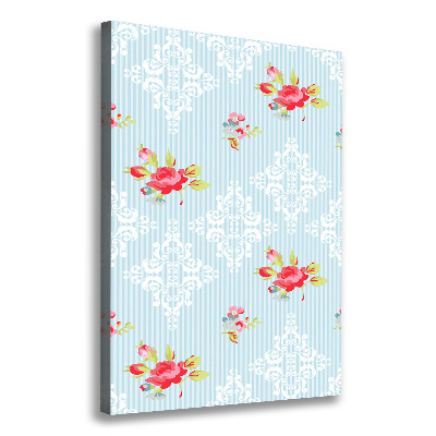 Stampa quadro su tela verticale Rose