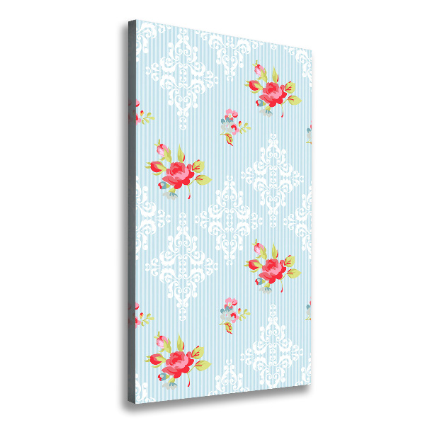 Stampa quadro su tela verticale Rose