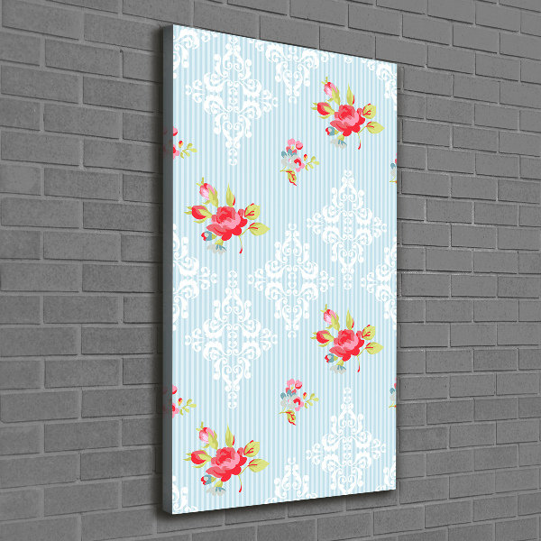Stampa quadro su tela verticale Rose
