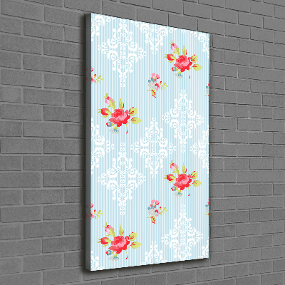 Stampa quadro su tela verticale Rose