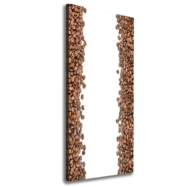 Stampa quadro su tela verticale Chicchi di caffè