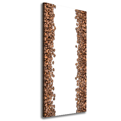 Stampa quadro su tela verticale Chicchi di caffè
