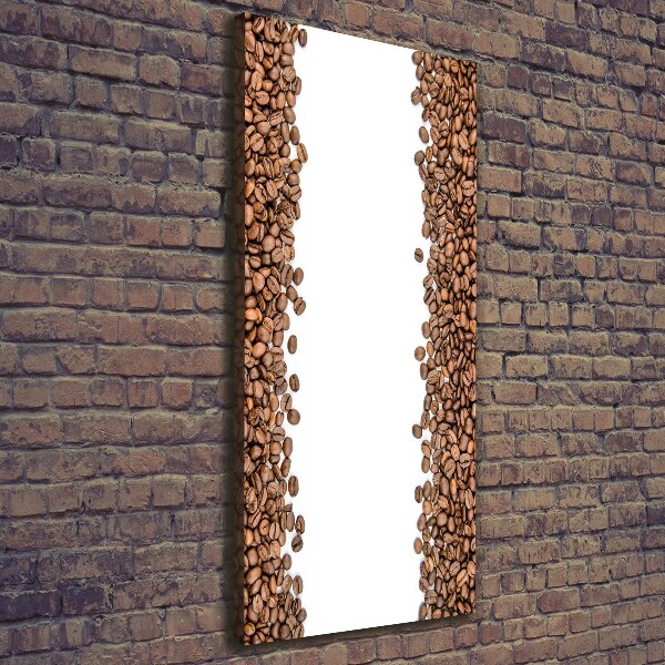 Stampa quadro su tela verticale Chicchi di caffè