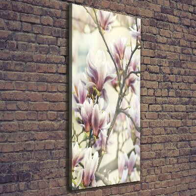 Quadro foto su tela verticale Magnolia