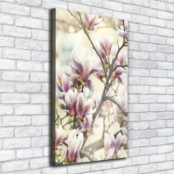 Quadro foto su tela verticale Magnolia