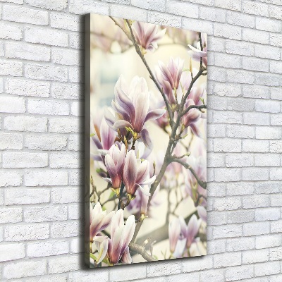 Quadro foto su tela verticale Magnolia