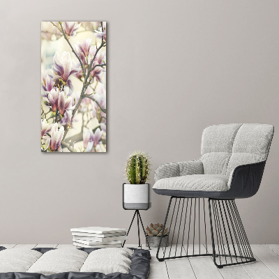Quadro foto su tela verticale Magnolia
