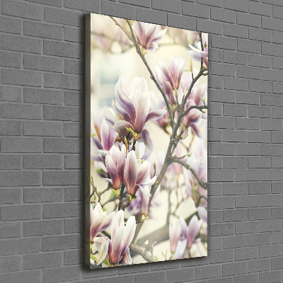 Quadro foto su tela verticale Magnolia