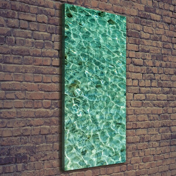 Stampa quadro su tela verticale Acqua limpida