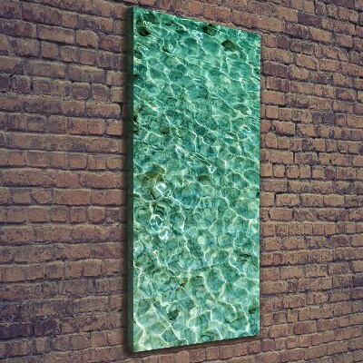 Stampa quadro su tela verticale Acqua limpida