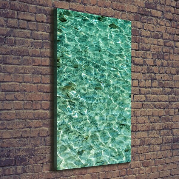 Stampa quadro su tela verticale Acqua limpida