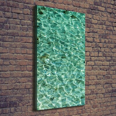 Stampa quadro su tela verticale Acqua limpida