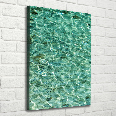 Stampa quadro su tela verticale Acqua limpida