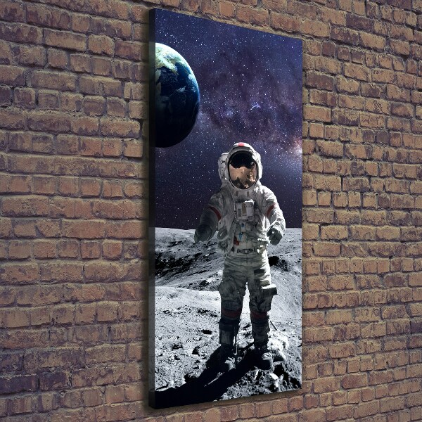 Quadro su tela canvas verticale Astronauta