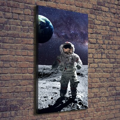 Quadro su tela canvas verticale Astronauta