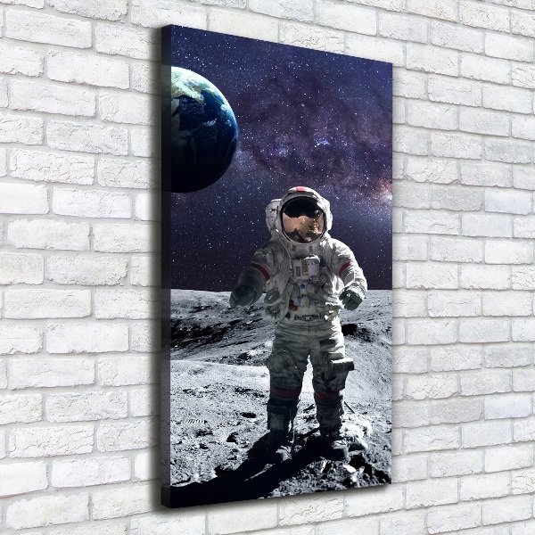 Quadro su tela canvas verticale Astronauta