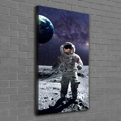 Quadro su tela canvas verticale Astronauta
