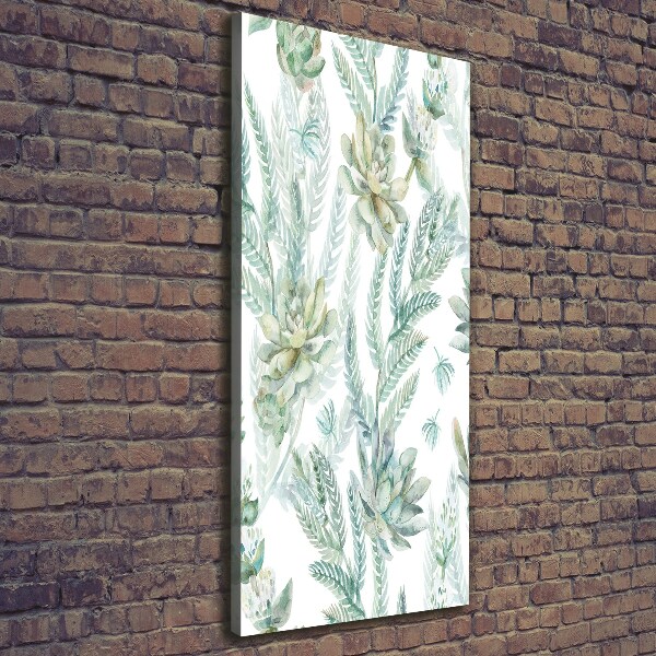 Quadro foto su tela verticale Motivo floreale