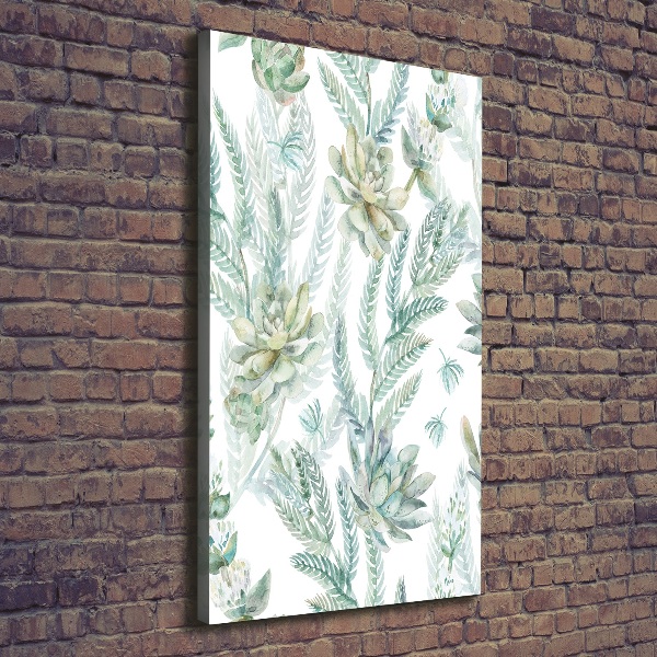 Quadro foto su tela verticale Motivo floreale