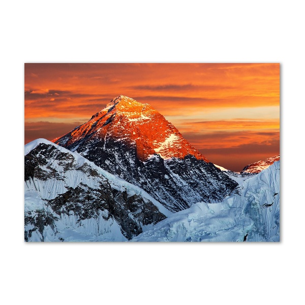 Quadro in vetro Vetta dell'Everest