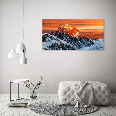 Quadro in vetro Vetta dell'Everest
