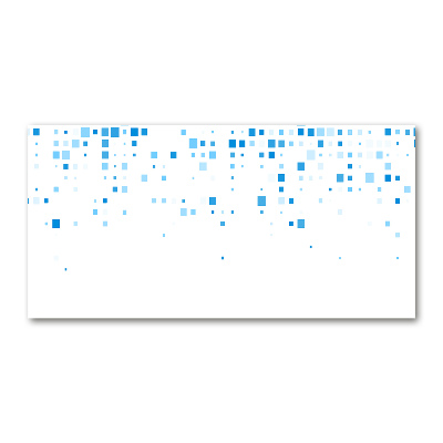 Quadro su vetro Quadrati blu