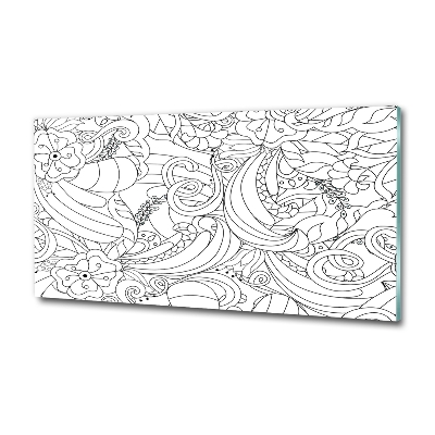 Quadro in vetro Ornamenti