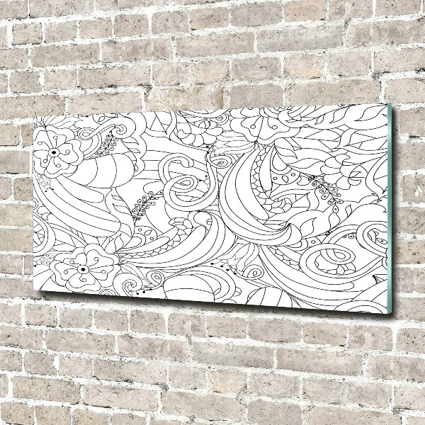 Quadro in vetro Ornamenti