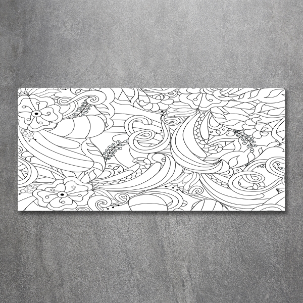 Quadro in vetro Ornamenti