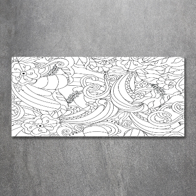 Quadro in vetro Ornamenti