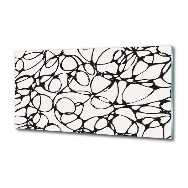 Quadro in verde Cerchi caotici