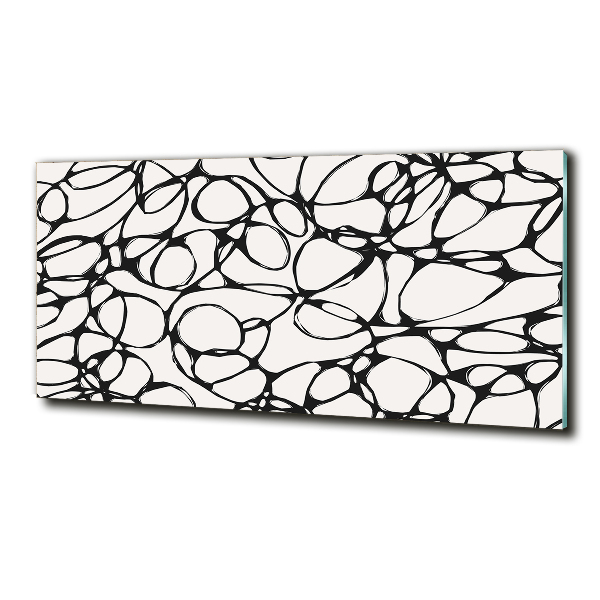 Quadro in verde Cerchi caotici