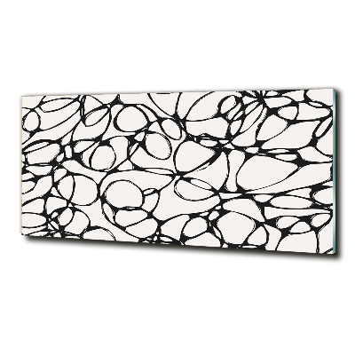 Quadro in verde Cerchi caotici