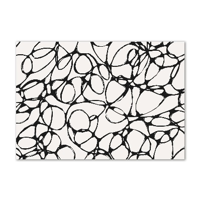 Quadro in verde Cerchi caotici