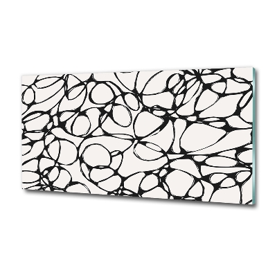 Quadro in verde Cerchi caotici