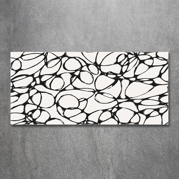 Quadro in verde Cerchi caotici