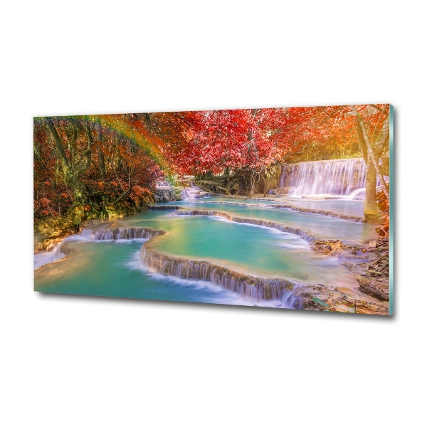 Quadro in verde Cascata