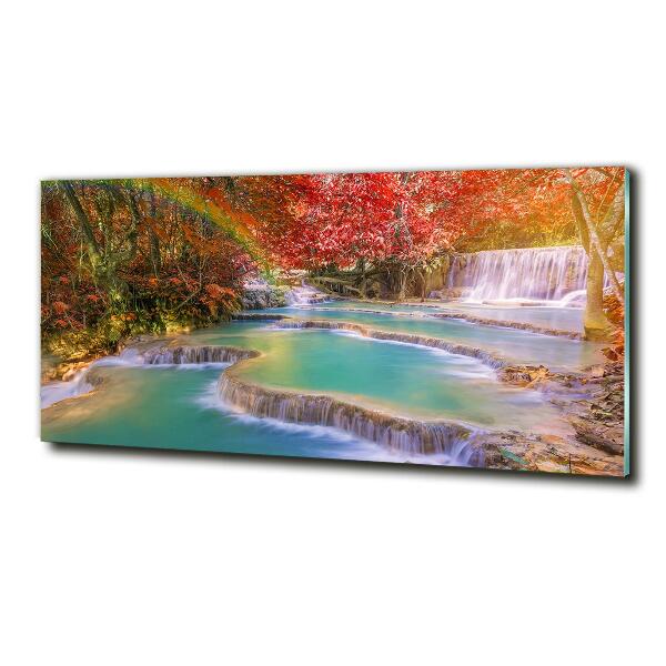 Quadro in verde Cascata