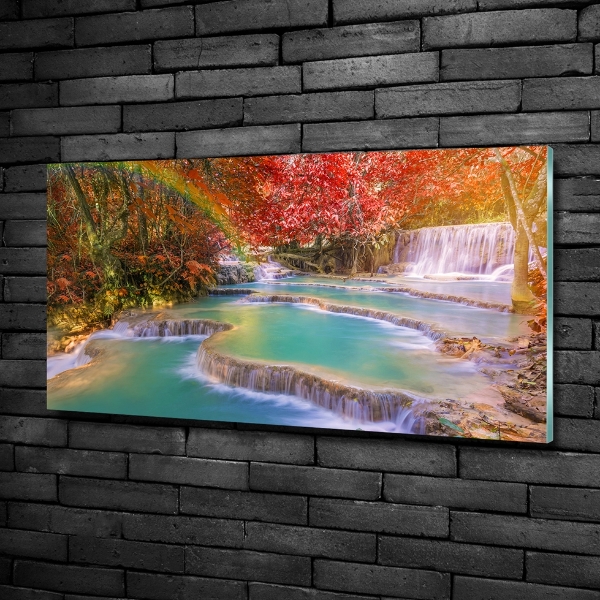 Quadro in verde Cascata