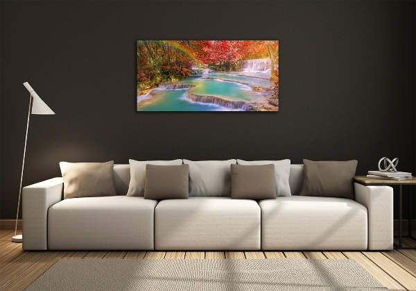 Quadro in verde Cascata